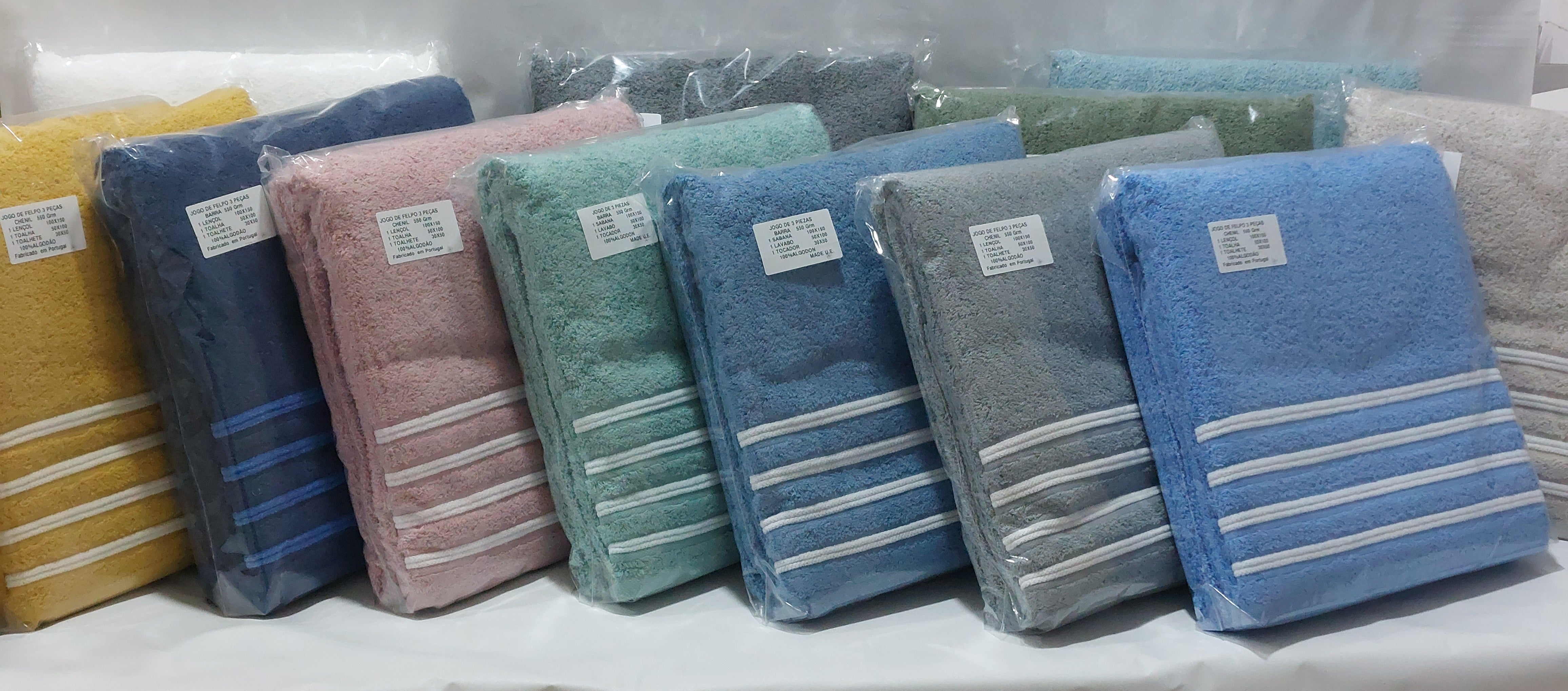 Rams - Pack de 2 toallas de baño realizadas 100% algodón, de color