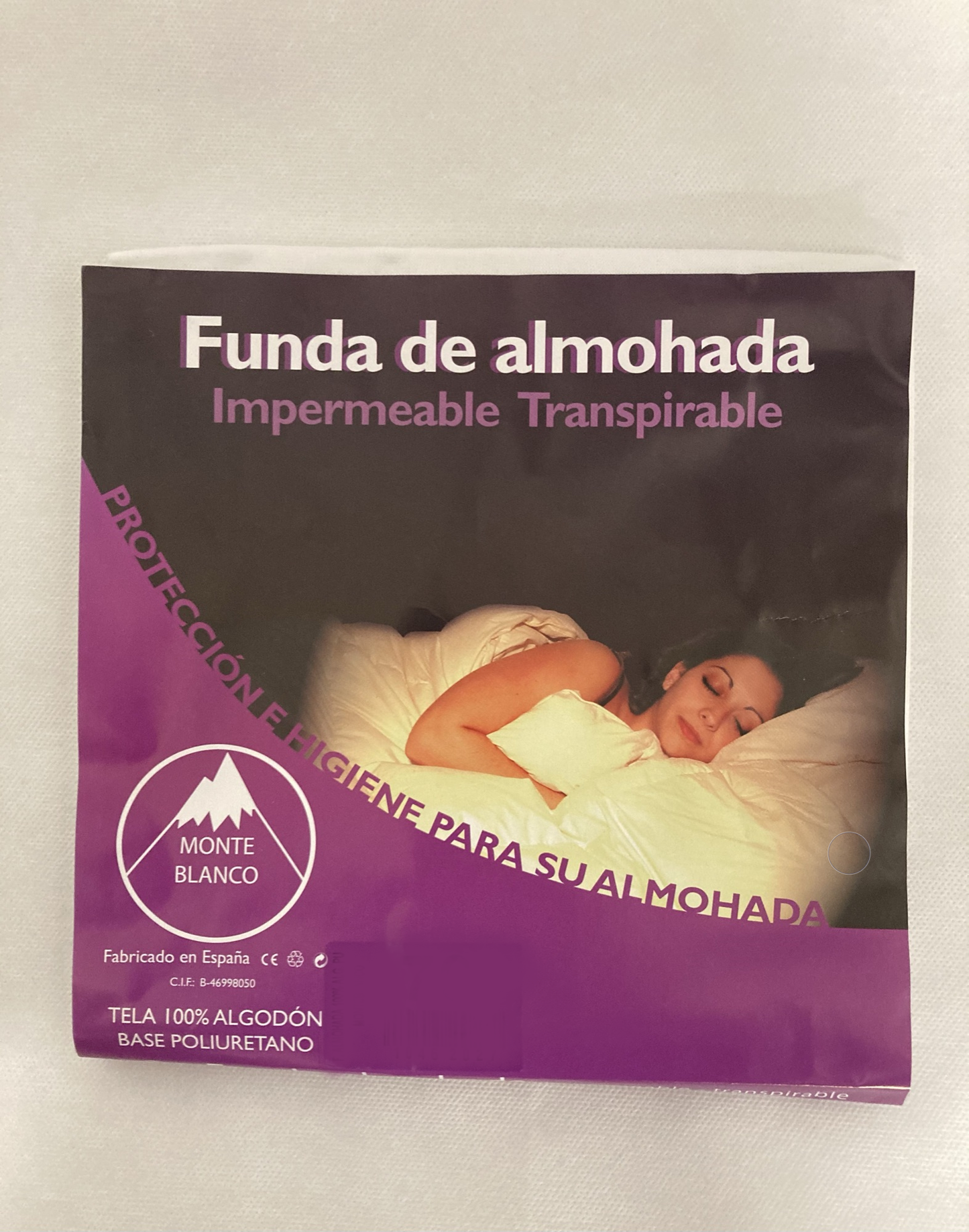Funda Almohada Transpirable Impermeable MONTE BLANCO