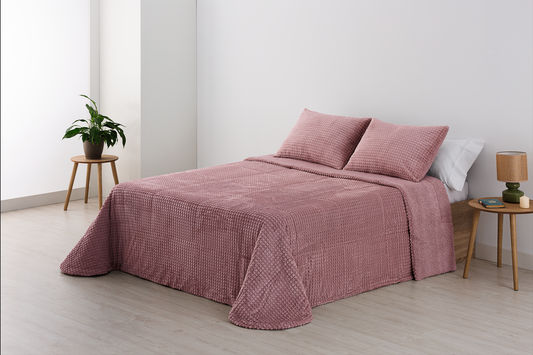 Edredón Conforter Microlina y Borreguito (Cisne Rojo), Estilo: JACQUARD