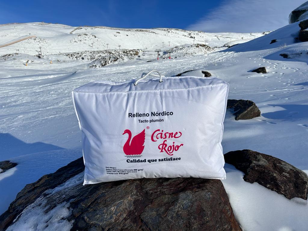 Nórdico Tacto Plumón (CISNE ROJO): BLANCO