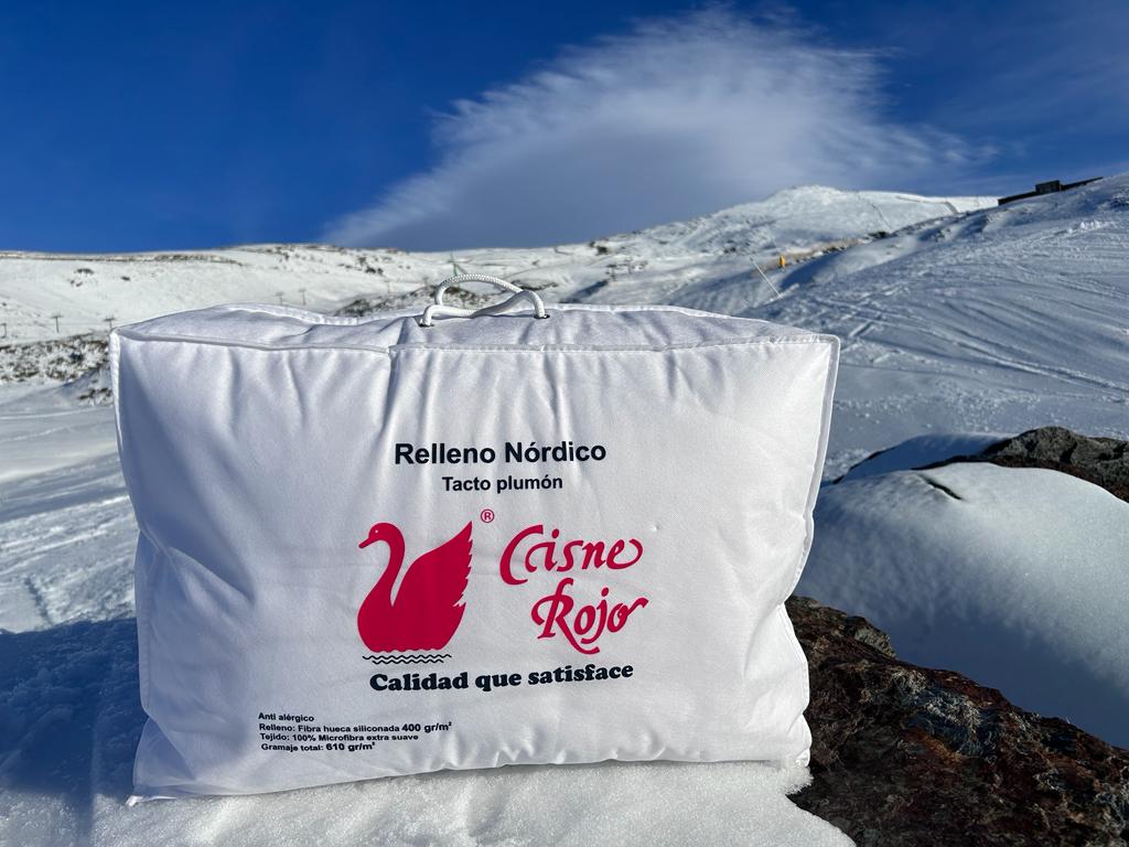 Nórdico Tacto Plumón (CISNE ROJO): BLANCO