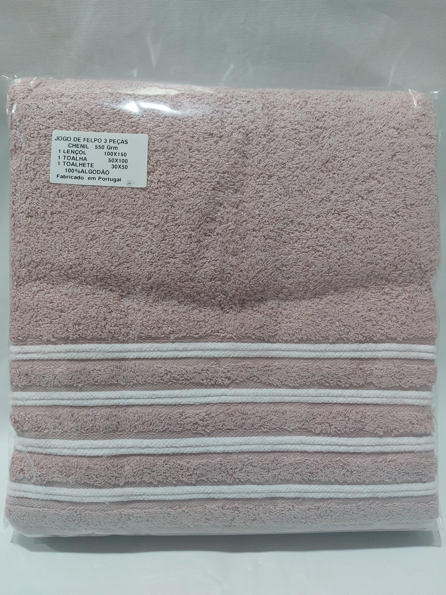 Juego de Toallas Baño 100% Algodón 550gr/m2