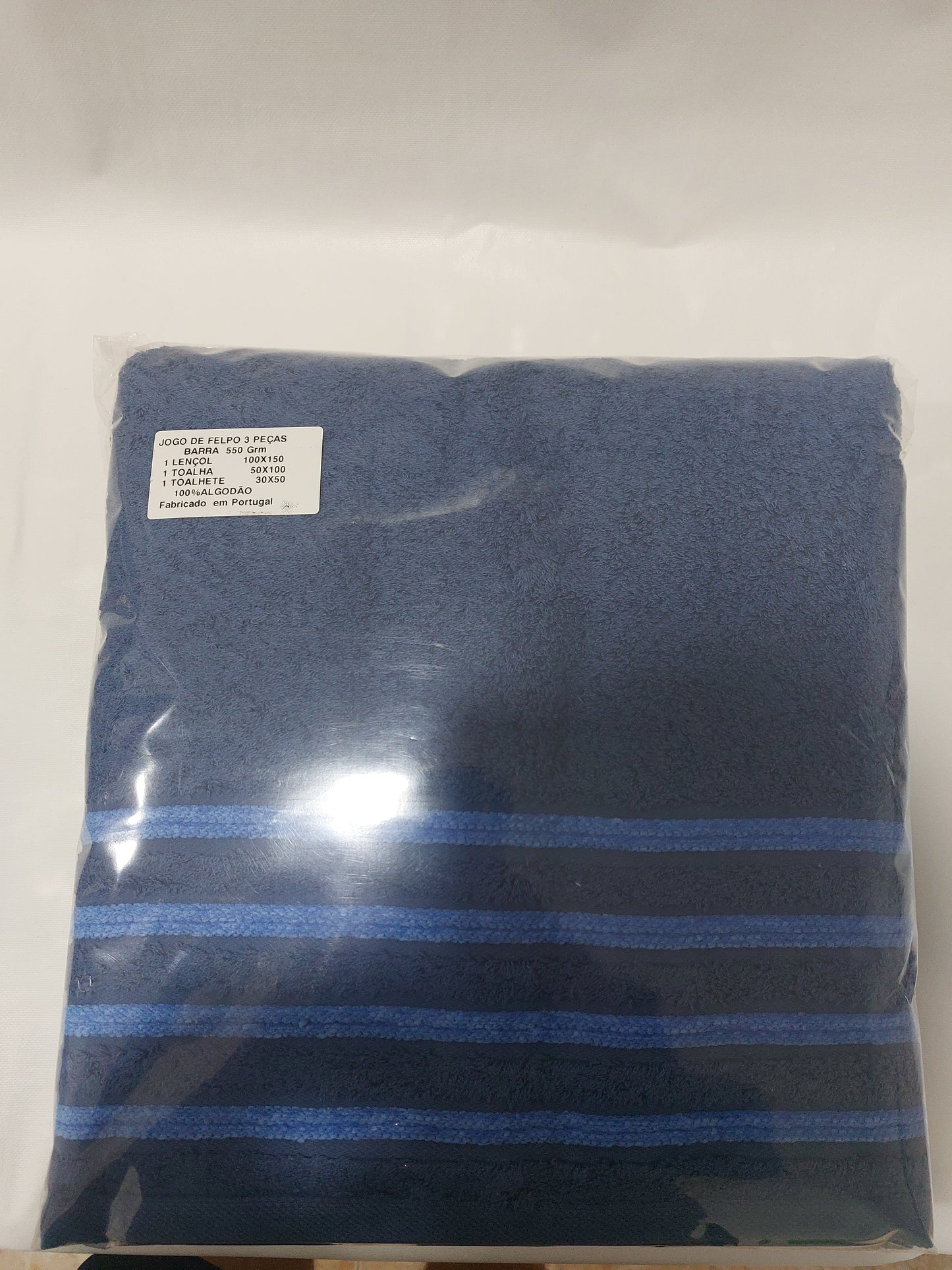 Juego de Toallas Baño 100% Algodón 550gr/m2