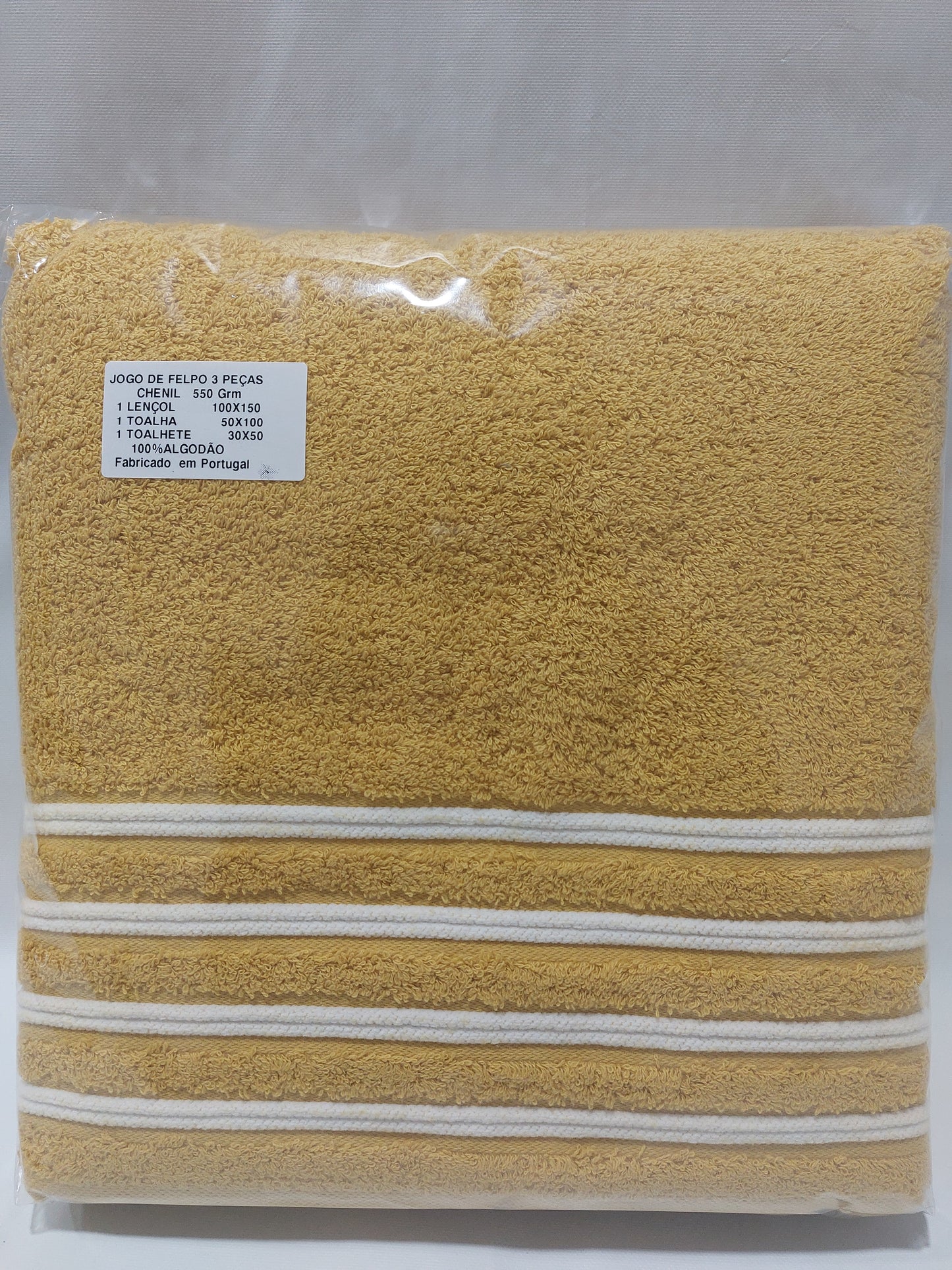 Juego de Toallas Baño 100% Algodón 550gr/m2