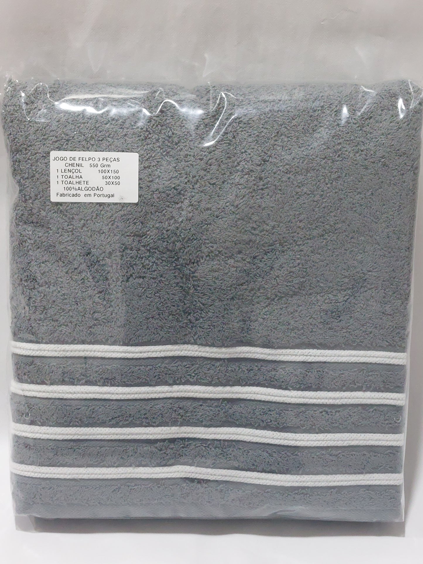 Juego de Toallas Baño 100% Algodón 550gr/m2