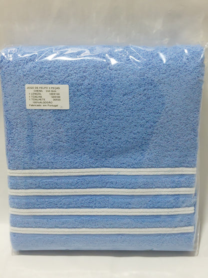 Juego de Toallas Baño 100% Algodón 550gr/m2