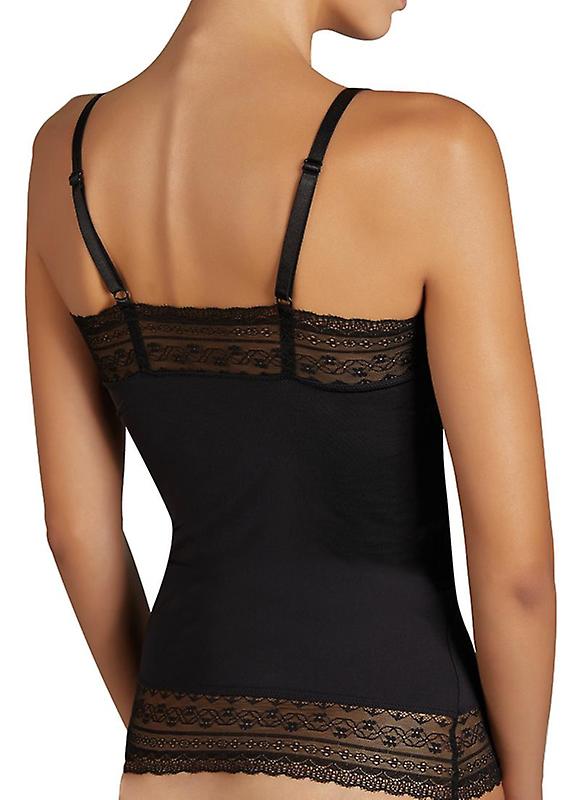 Camiseta Lencera Tirante Fino Encaje: YSABEL MORA